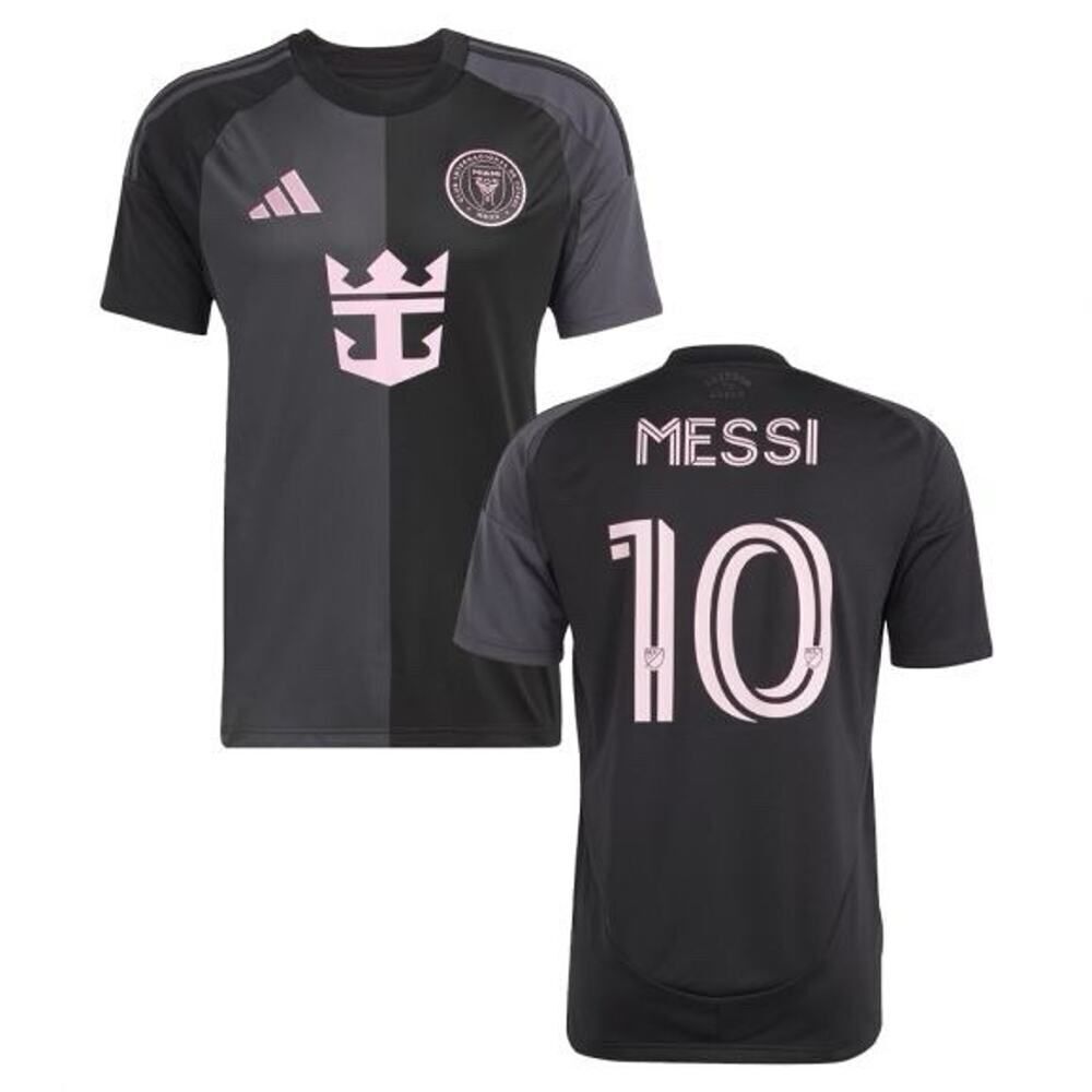 Adidas Inter Miami FC 25/26 Soccer Jersey Messi Men Size Large Black JI6821 NWT